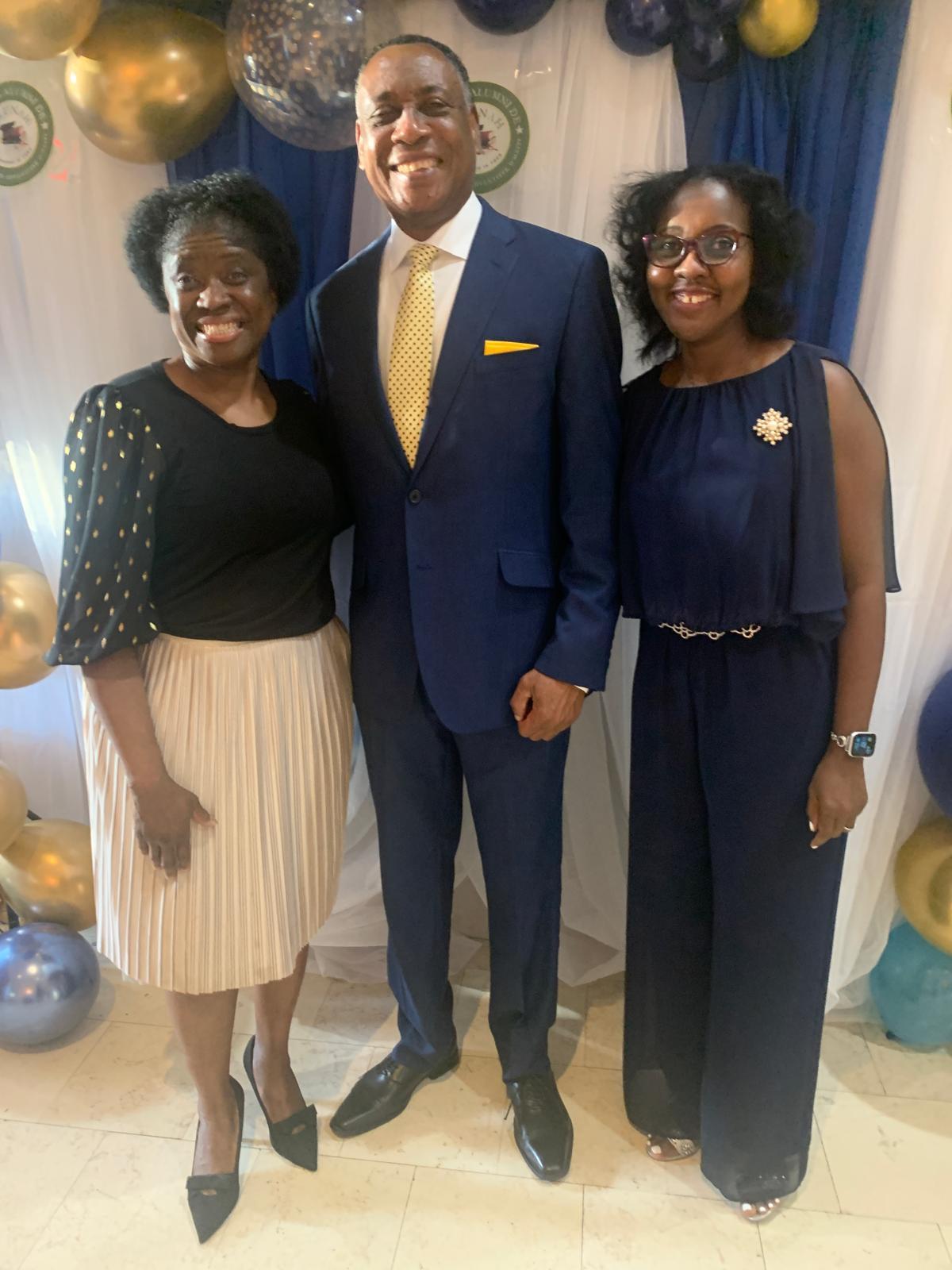 Dr. Saint Louis with the CALUNAH executive team